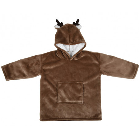 GABIN Poncho à capuche microfibre - Stof