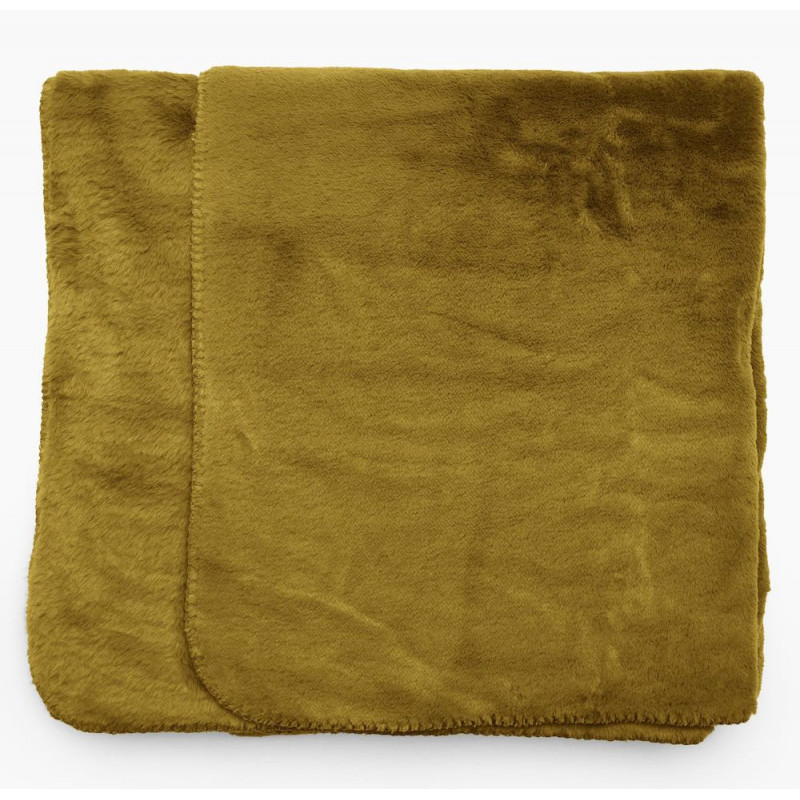 TANUKI Plaid effet Fausse fourrure - 520 gr/m2- Vent du Sud