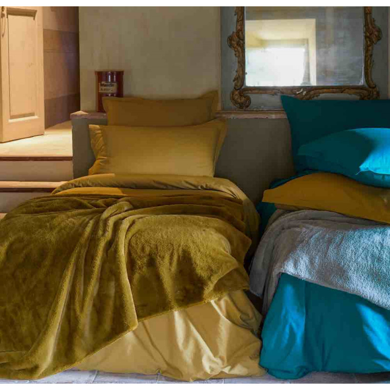 MANOIR Linge de lit en Percale unie - Vent du Sud