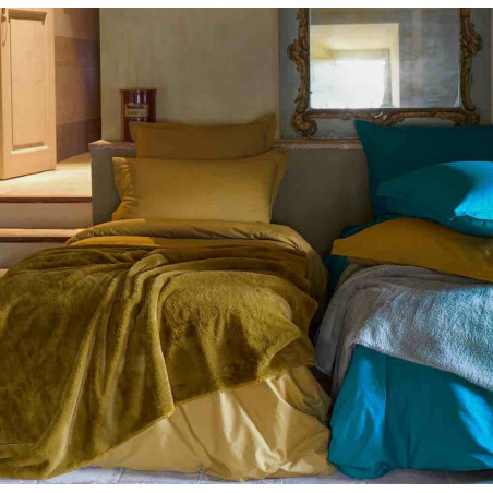 MANOIR Linge de lit en Percale unie - Vent du Sud