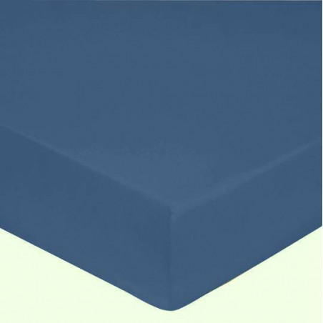 AGON Drap housse uni en 100% coton - Linge Mat