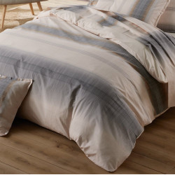 ESTEBAN Cuivre Drap plat Percale de coton - Tradilinge - Linge Mat