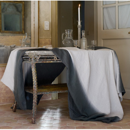 DEEPALI Nappe Tie and Dye en 100% Lin lavé - Vent du sud