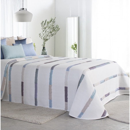 BOYLE Bleu C.03 Couvre lit Jacquard de Reig Marti