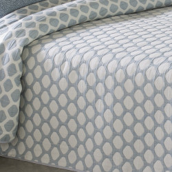 Collier Bleu C.03 Couvre lit Jacquard de Reig Marti -  Linge MAT