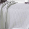 MALONE Blanc C.00 Couvre lit Jacquard de Reig Marti -  Linge MAT