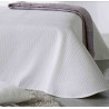 MALONE Blanc C.00 Couvre lit Jacquard de Reig Marti -  Linge MAT