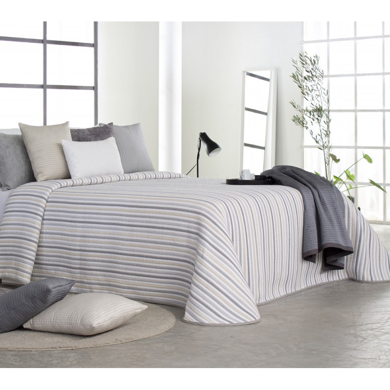 NEVIN Gris C.08 Couvre lit Jacquard de Reig Marti