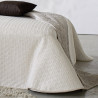 SHOOTER Ecru C.01  Couvre lit Jacquard de Reig Marti -  Linge MAT