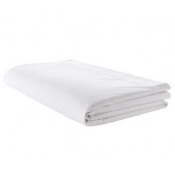 Drap plat en Satin de coton uni de Tradilinge - fabrication Française - Linge Mat
