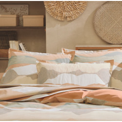 LAND Craie Parure de lit Percale de coton - Tradilinge