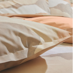 LAND Craie Drap plat Percale de coton - Tradilinge - Linge Mat