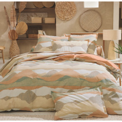 LAND Craie Drap plat Percale de coton - Tradilinge - Linge Mat