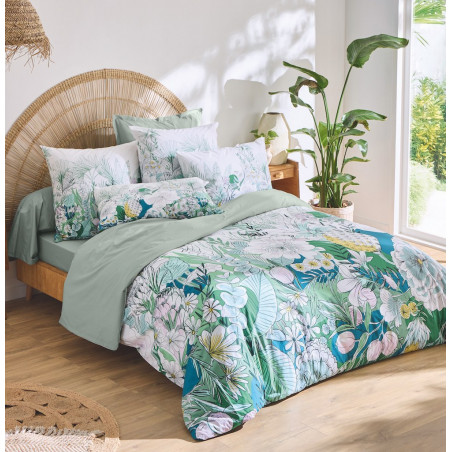BALI Parure de lit Percale de coton - Tradilinge - Linge Mat