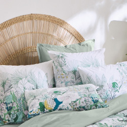 BALI Taie d'oreiller en Percale de coton - Tradilinge