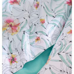 ROXANE Jade Parure de lit Percale de coton - Tradilinge - Linge Mat