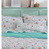 ROXANE Jade Parure de lit Percale de coton - Tradilinge - Linge Mat