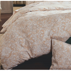 PALAZZO Beige Parure de lit Percale de coton - Tradilinge - Linge Mat