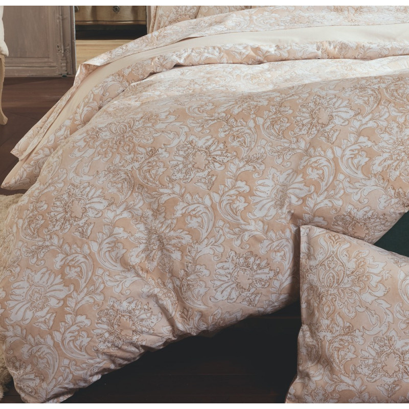 PALAZZO Beige Housse de couette Percale de coton - Tradilinge