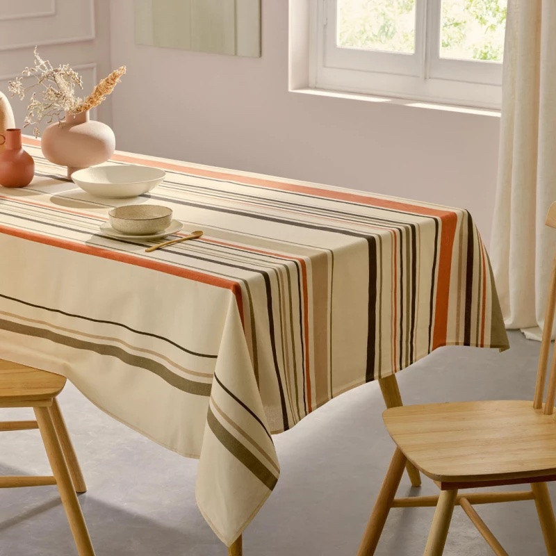 ZOÉ Sisal Nappe enduite imprimée - Tradilinge