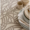 Eva Chanvre Nappe enduite imprimée fabrication Française  - Tradilinge - Linge Mat
