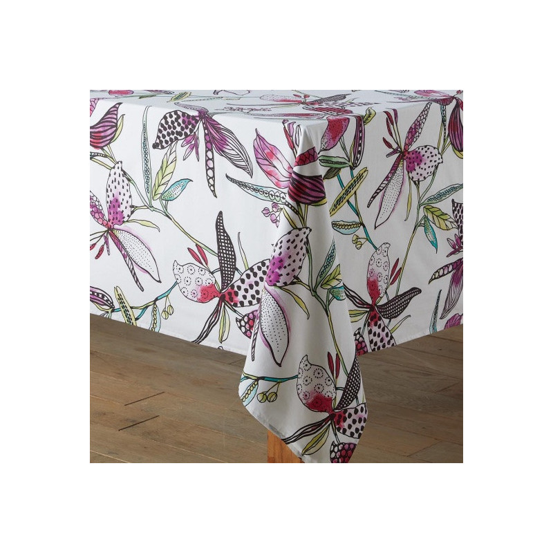 PARADIS Rose Nappe enduite imprimée - Tradilinge