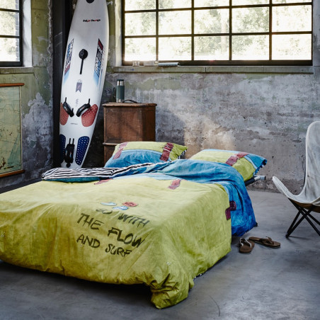 Parure de couette BACKPACK Jaune - Covers and Co