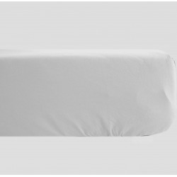 DRAP HOUSSE BONNET 40 cm uni Percale  - Vent du Sud - Linge Mat
