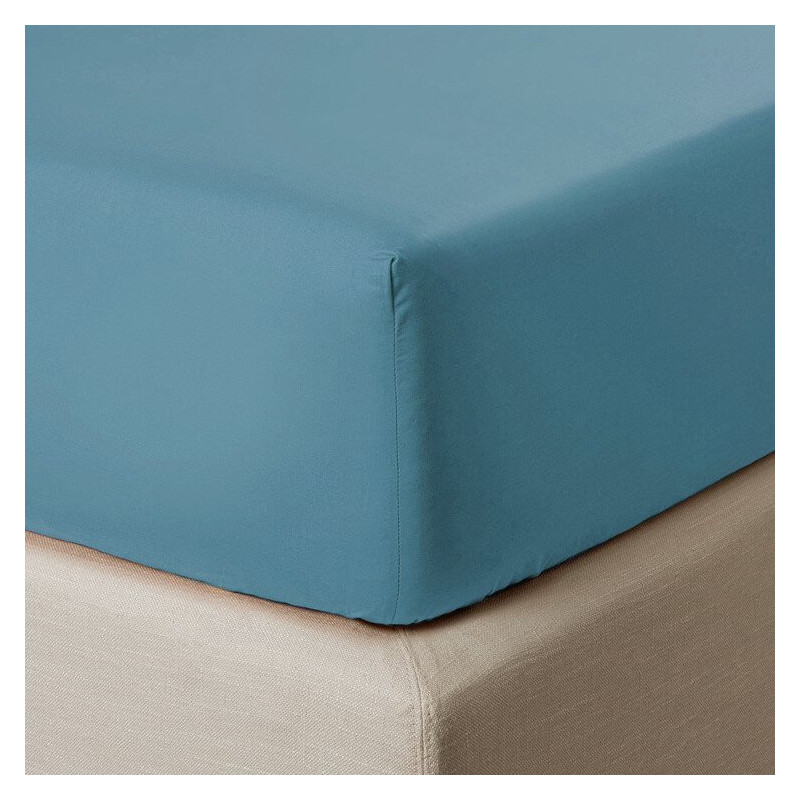 ARTIC Drap housse uni en 100% coton - Linge Mat