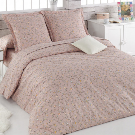 ASHLEY Parure de drap - FIL BLANC