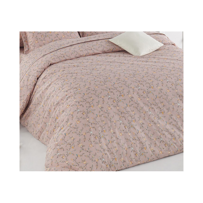 ASHLEY Housse de couette 220x240 - FIL BLANC