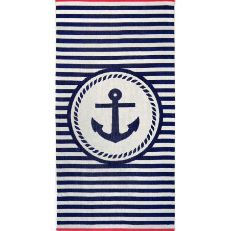 ANKURI drap de plage 90x170 cm Jacquard velours de LingeMat