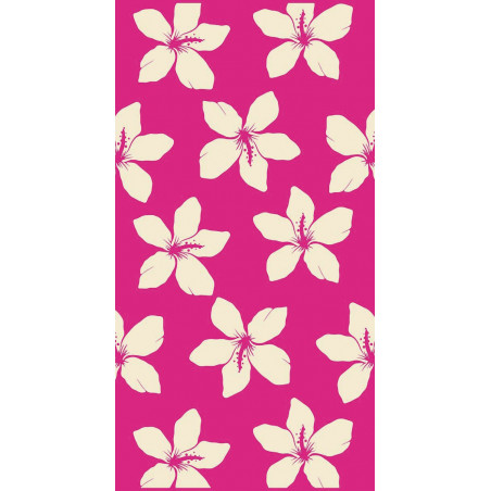 FLORA drap de plage 90x170 cm Jacquard velours de LingeMat