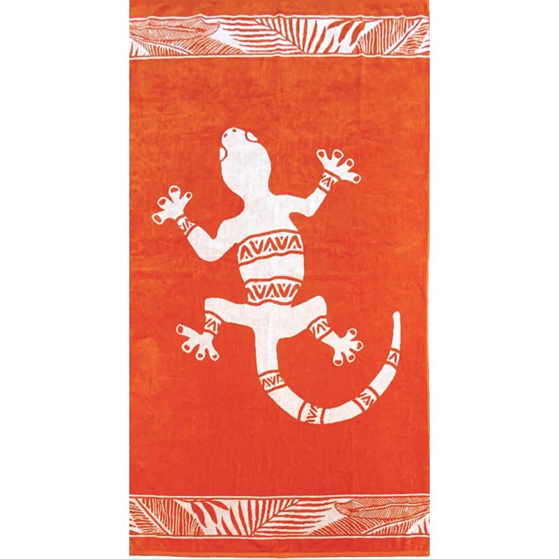 Nossa drap de plage 90x170cm Jacquard velours de  Linge MAT