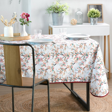 Nappe Cerisier 140x240cm polyester - Stof