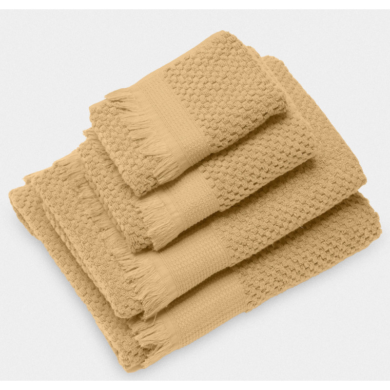 Thétys serviette 50x90 cm Jacquard 550gr/m2 en 100% coton de Vent du sud