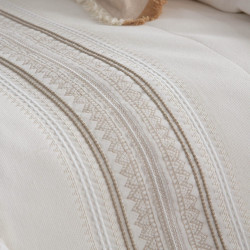 Couvre lit matelassé Alboraia Beige - Antilo