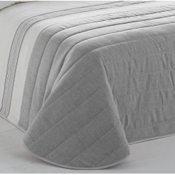 Couvre lit matelassé Alboraia Gris - Antilo