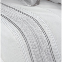 Couvre lit matelassé Alboraia Gris - Antilo