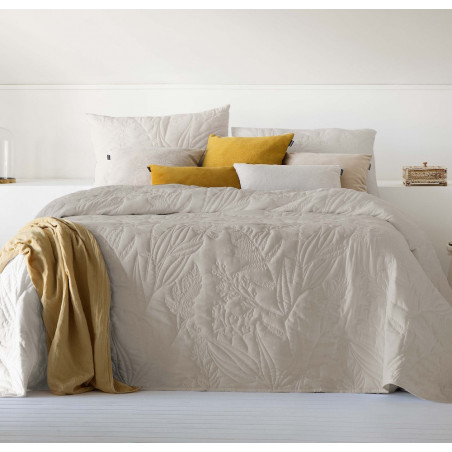 Couvre lit matelassé Mireya Beige - Antilo