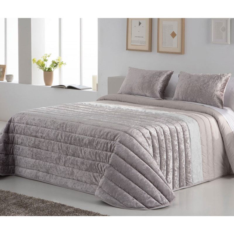 Couvre lit matelassé Boston Beige - Antilo