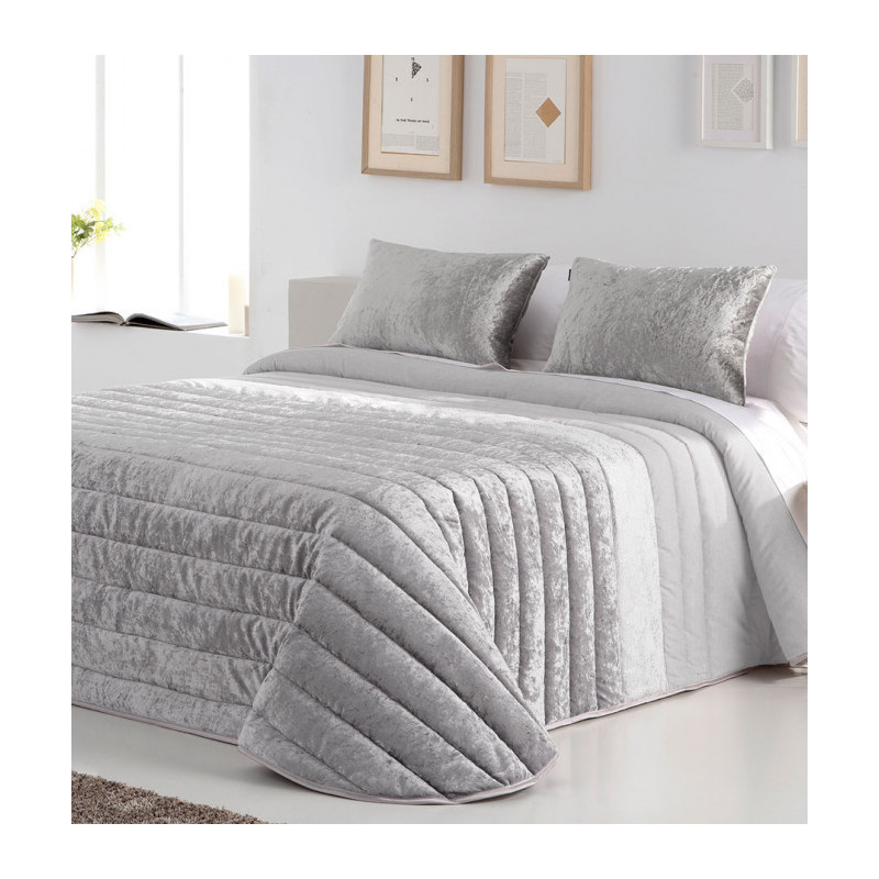 Couvre lit matelassé Boston Gris - Antilo