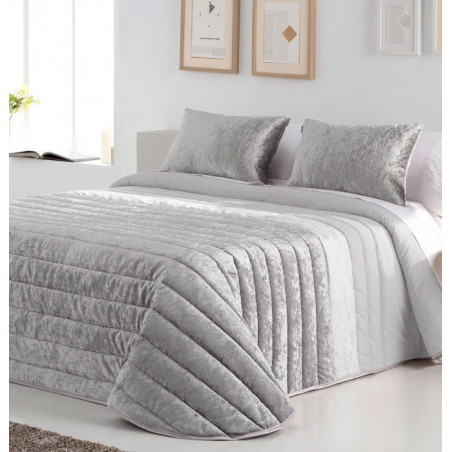 Couvre lit matelassé Boston Gris - Antilo