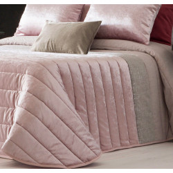 Couvre lit matelassé Boston Rose - Antilo