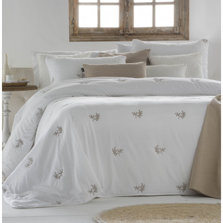 Couvre lit matelassé Amalia Blanc - Antilo