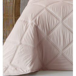 Couvre lit matelassé Caroline Nude - Antilo