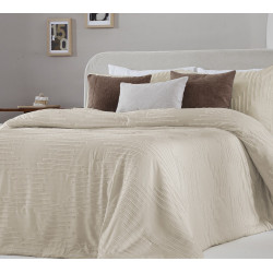 Couvre lit matelassé Charlise Beige - Antilo