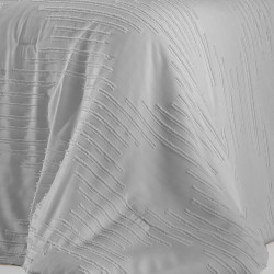 Couvre lit matelassé Charlise Gris - Antilo