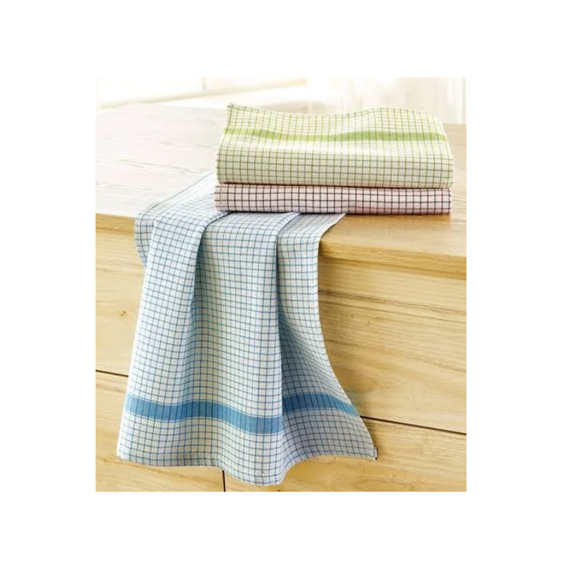 Lin lot de 6 torchons 52x72 métis de Tradilinge - Linge MAT