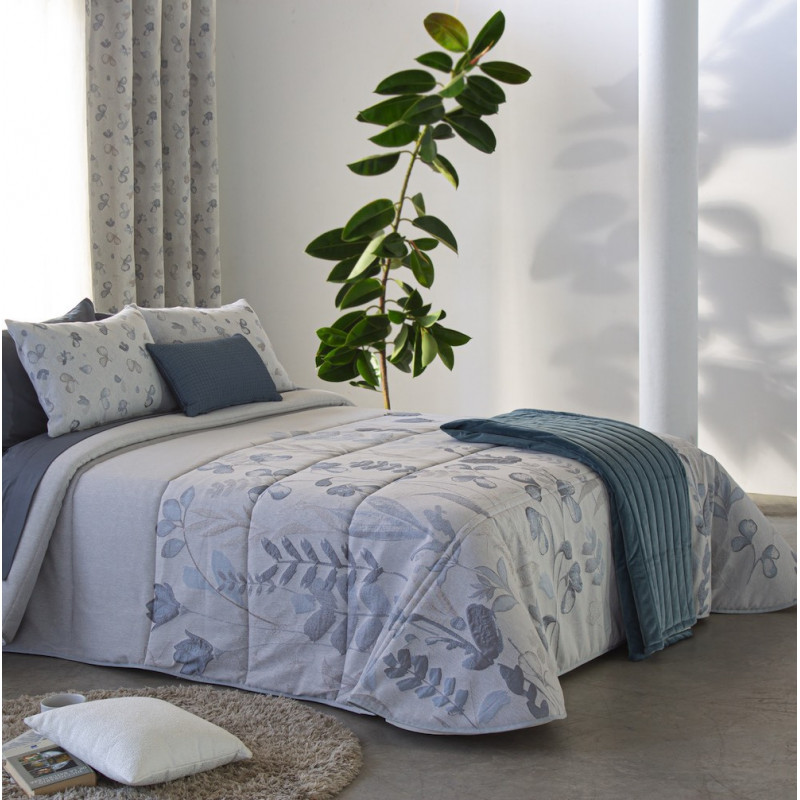 LEVI Bleu B3 C.03 Couvre lit matelassé de Reig Marti - Linge MAT